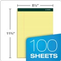 Office Jansan | TOPS 63376 Docket 8.5 in. x 11.75 in. Ruled Pads - Narrow, Canary-Yellow (100 Sheets/Pad, 6 Pads/Pack) image number 2