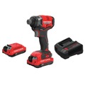 Impact Drivers | Factory Reconditioned Craftsman CMCF813C2R V20 BRUSHLESS RP Lithium-Ion 1/4 in. Cordless Impact Driver Kit with 2 Batteries (1.5 Ah) image number 0