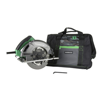 POWER TOOLS | Factory Reconditioned Metabo HPT 15 Amp Single Bevel 7-1/4 in. Corded Circular Saw with Blower Function, and Aluminum Die Cast Base