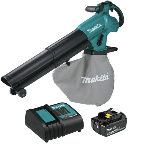 Leaf Blowers | Makita XBU07SM1 18V LXT Brushless Lithium-Ion 6.6 Gallon Cordless Blower/Vacuum/Mulcher Kit (4 Ah) image number 0