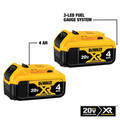 Batteries | Dewalt DCB204-2 (2) 20V MAX Premium XR 4 Ah Lithium-Ion Batteries image number 2