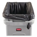 Trash & Waste Bins | Rubbermaid Commercial 2026695 Slim Jim 13 gal Polyethylene Under Counter Container - Gray image number 5