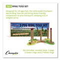 Office Jansan | Champion Sports QS1 Plastic/Wood Ring Toss Set - Assorted Colors (9-Piece/Set) image number 4
