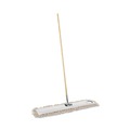  | Boardwalk BWKM365C 36 in. x 5 in. Cotton Head 60 in. Wood Handle Cotton Dry Mopping Kit - Natural (1-Kit) image number 0