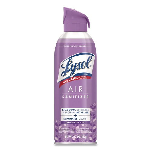 Cleaning & Janitorial Supplies | LYSOL Brand 19200-56348 10 oz Air Sanitizer Spray - Lavender Sky Scent image number 0