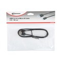 Office Electronics & Batteries | Innovera IVR30006 3 ft. USB to Micro USB Cable - Black image number 2