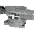 Vises | Wilton 28825 C-0 Combination Pipe and Bench 3-1/2 in. Jaw Round Channel Vise with Swivel Base image number 3