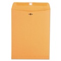 Office Jansan | Universal UNV35265 #93 Square Flap Gummed/Clasp Envelope - Brown Kraft (100/Box) image number 2