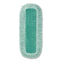 Cleaning & Janitorial Supplies | Rubbermaid Commercial FGQ41800GR00 18 in. Microfiber Dust Pad with Fringe - Green (6/Carton) image number 1