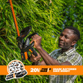 Hedge Trimmers | Worx WG255.1 20V Lithium-Ion 20 in. Dual Action Hedge Trimmer image number 3