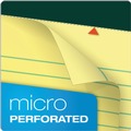 Office Jansan | TOPS 63376 Docket 8.5 in. x 11.75 in. Ruled Pads - Narrow, Canary-Yellow (100 Sheets/Pad, 6 Pads/Pack) image number 4