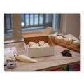 Food Trays, Containers, and Lids | SCT SCH 0989 12 in. x 12 in. x 6 in. Paper One-Piece Non-Window Bakery Boxes - White (50/Carton) image number 2