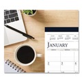 Calendars & Planners | House of Doolittle 155 22 in. x 17 in. 14-Month (July 2025 to Aug 2026) Recycled Academic Desk Pad Calendar - White/Blue image number 3