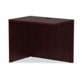  | Alera ALEVA353624MY 35 in. x 23.63 in. x 29.5 in. Valencia Series Reversible Return/Bridge Shell - Mahogany image number 2