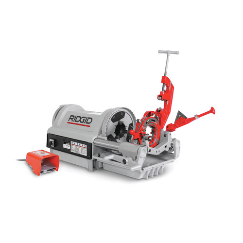 Ridgid 1224 1 2 In 4 In Npt Hammer Chuck Threading Machine
