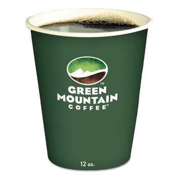 Green Mountain Coffee 12 oz Green Mountain Design Paper Hot Cups (1000/Carton)