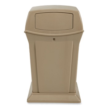 Rubbermaid Commercial Ranger 45-Gallon Fire-Safe Structural Foam Container - Beige