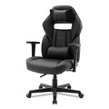  | Alera BT51593GY 15.91 in. to 19.8 in. Seat Height Racing Style Ergonomic Gaming Chair - Black image number 7