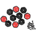 Wire Management | Klein Tools 450-400 10-Piece 1 Slot Adhesive Cable Mounting Clip Set image number 0
