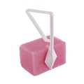 Odor Control | Boardwalk BWKB04BX 4 oz. Cherry Scent Toilet Bowl Para Deodorizer Block - Pink (12/Box) image number 2