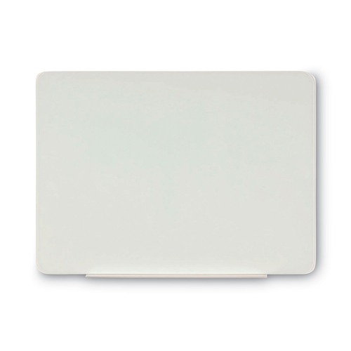 MasterVision GL080101 Lago 48 in. x 36 in. Magnetic Glass Dry Erase Board  - Opaque White image number 0