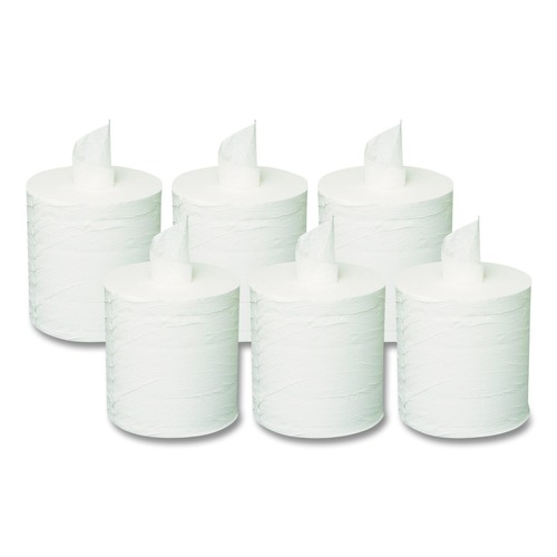 Paper Towels and Napkins | GEN G602 7.3 in. x 500 ft. 2-Ply Centerpull Towels - White (6 Rolls/Carton) image number 0