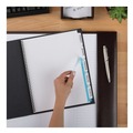 Office Jansan | Avery 11431 Index Maker 11 in. x 8.5 in. Print and Apply Clear Label Unpunched Dividers - White (5/Pack) image number 1