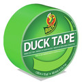 Packing Tapes | Duck 1265018 1.88 in. x 15 yards 3 in. Core Colored Duct Tape - Neon Green (1-Roll) image number 0