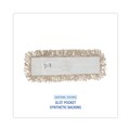Just Launched | Boardwalk BWK1018 18 in. x 3 in. Cotton Dust Mop Head - White image number 3