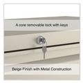  | Alera 25504 42 in. x 18.63 in. x 40.25 in. 3 Legal/Letter/A4/A5 Size Lateral File Drawers - Putty image number 7