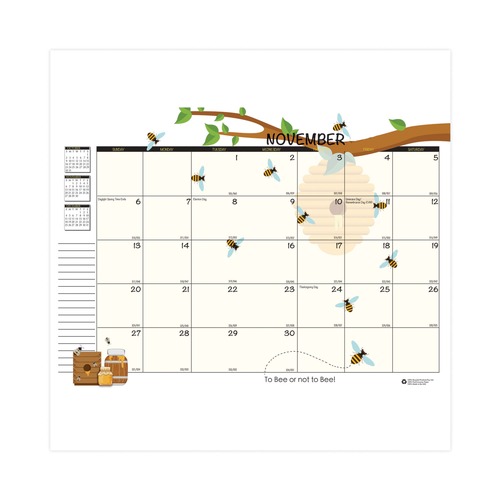 Calendars & Planners | House of Doolittle 2665-02 10 in. x 7 in. 12-Month (Aug 2025-Jul 2026) Recycled Academic Honeycomb Planner - Multicolor Cover image number 0