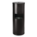 Paper & Dispensers | Gritt Commercial GRI509BLK 13.1 in. x 13.1 in. x 36 in. Floor Stand Wet Wipe Dispenser Station with 7 Gallon Built-In Trash Can - Black image number 0