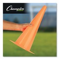 Toys | Champion Sports TC18 8 in. x 8 in. Base 18 in. Tall High-Visibility Plastic Cones - Florescent Orange image number 5