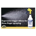 Office Jansan | Zep Commercial HDPRO36 32 oz Professional Spray Bottle - Blue/Gold/Clear (36/Carton) image number 2