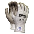  | MCR Safety 9672M Memphis Dyneema Polyurethane Gloves - Medium, White/Gray (1-Pair) image number 0