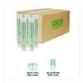 Food Trays, Containers, and Lids | Eco-Products EP-CC10-GS 10 oz GreenStripe PLA Plastic Cold Cups - Clear (1000/Carton) image number 5