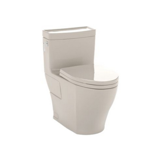 Fixtures | TOTO MS626214CEFG#03 Aimes Elongated 1-Piece Floor Mount High Efficiency Toilet (Bone) image number 0