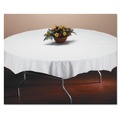 Labor Day Sale! Save $30 off $199! | Hoffmaster 210101 82 in. Diameter Tissue/Poly Tablecovers - White (25/Carton) image number 3