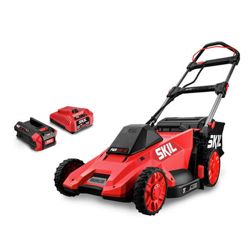 Skil Pm4910 10 Pwrcore 40 40v Brushless Lithium Ion Push 20 In Cordless Mower Kit 5 Ah Cpo Outlets