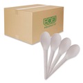 Cutlery | Eco-Products EP-S013 Plantware 6 in. Renewable and Compostable Spoon (1000/Carton) image number 1