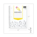 Notebooks & Pads | Roaring Spring 11101 10.75 in. x 8.75 in. 50-Sheets 1-Subject Wide/Legal Rule DoodleWrite Notebooks - White Cover (24/Carton) image number 2