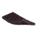 Cleaning Brushes | Boardwalk 7100359808 4.62 in. x 10 in. Heavy-Duty Utility Pad - Brown (10/Carton) image number 2