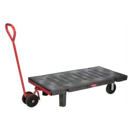 Utility Carts | Rubbermaid FG449500BLA 2000 lbs. Capacity 30 in. x 60 in. Semi Live Skid - Black image number 0