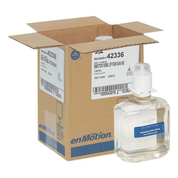 Georgia Pacific Professional 42336 1000 mL GP enMotion High-Frequency-Use Foam Sanitizer Dispenser Refill - Fragrance-Free (2/Carton)