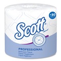 Toilet Paper | Scott 04460 Essential Standard Septic Safe 2 Ply Roll Bathroom Tissue - White (80/Carton) image number 0