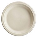 Office Jansan | Chinet 25774 6 in. Diameter Paper Pro Round Plates - White (1000/Carton) image number 1