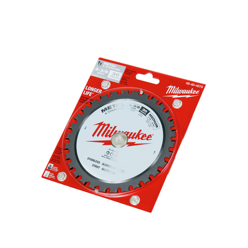 Circular Saw Blades | Milwaukee 48-40-4070 5-3/8 in. MetalTech Ferrous Circular Saw Blade (30 Tooth) image number 0