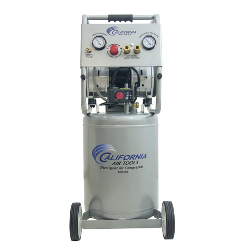 California Air Tools CAT-10020C-22060 2 HP 10 Gallon 220V 60 hz Ultra Quiet and Oil-Free Dolly Air Compressor image number 0