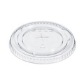Cups and Lids | Dart 662TS Straw-Slot Lids for 9 - 20 oz. Cold Cups - Clear (100/Sleeve) image number 1