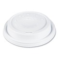 Food Trays, Containers, and Lids | Dart 16EL Cappuccino Dome Sipper Lids Fits 12 oz. to 24 oz. Hot Cups - White (1000/Carton) image number 1